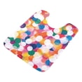 thumbnail image 7 of Yayeee Bath Rug for Bathroom Floor Non Slip Contour Fluffy Soft Absorbent Mat, 20"x24", White Colorful Circles, 7 of 7