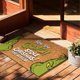 thumbnail image 4 of Felpudo de El Grinch Felpudo navideño con decoración de El Grinch: felpudo de bienvenida divertido y festivo para tu puerta de entrada, ideal para la alegría navideña Disney Home, 4 of 4