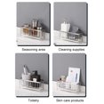 thumbnail image 4 of CSChome Kitchen Sponge Shelf Kitchen Shelf Set Hollow Out Waterproof Keep Dry 304 Stainless Steel Sink Countertop Wire Ball Dish Rag Drain Rack, 4 of 7