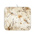 thumbnail image 2 of Dragonflies and Flowers Dish Drying Mat for Kitchen, Quick Drying Absorbent Soft Durable 16" x 18", 2 of 10