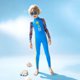 thumbnail image 1 of Traje De Surf De Buceo Para Niños Traje de neopreno para niños de una pieza con diseño de cremallera trasera para niñas y niños (azul cielo L), 1 of 7