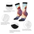 thumbnail image 3 of Cauagu Heart Sky Bird Couple Print Crew Socks for Women and Men,Adult Athletic Running Socks 1-Pair Sports Socks Work Gear Socks with Moisture Wicking, 3 of 6