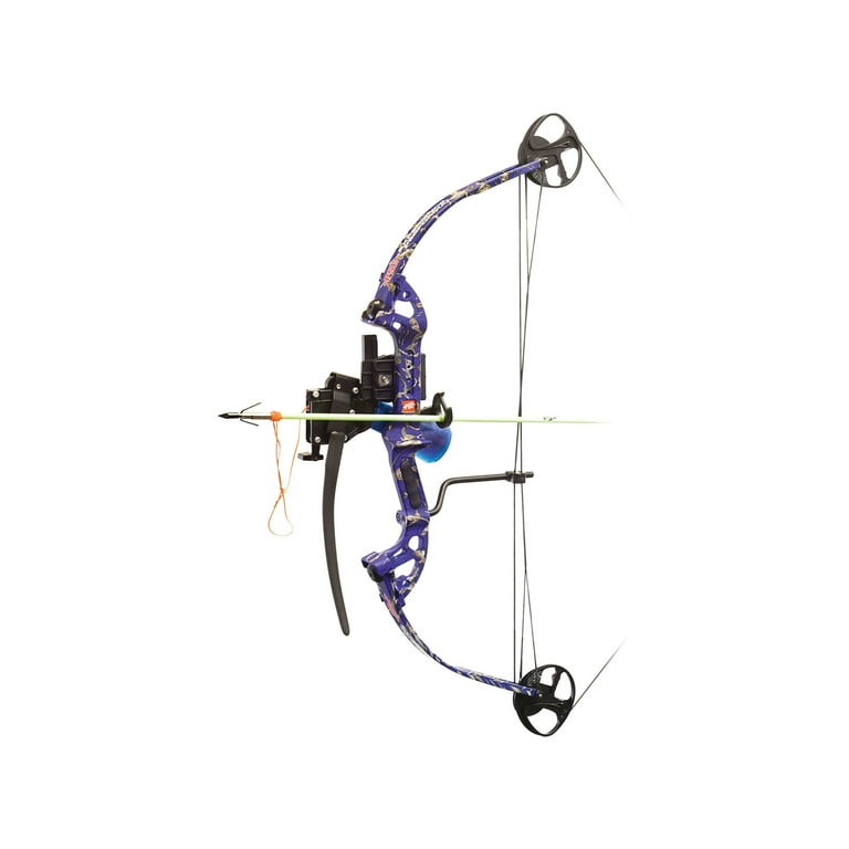 PSE Discovery BF Bowfishing Bow with AMS Retriever Package Arrow, Safety  Stop