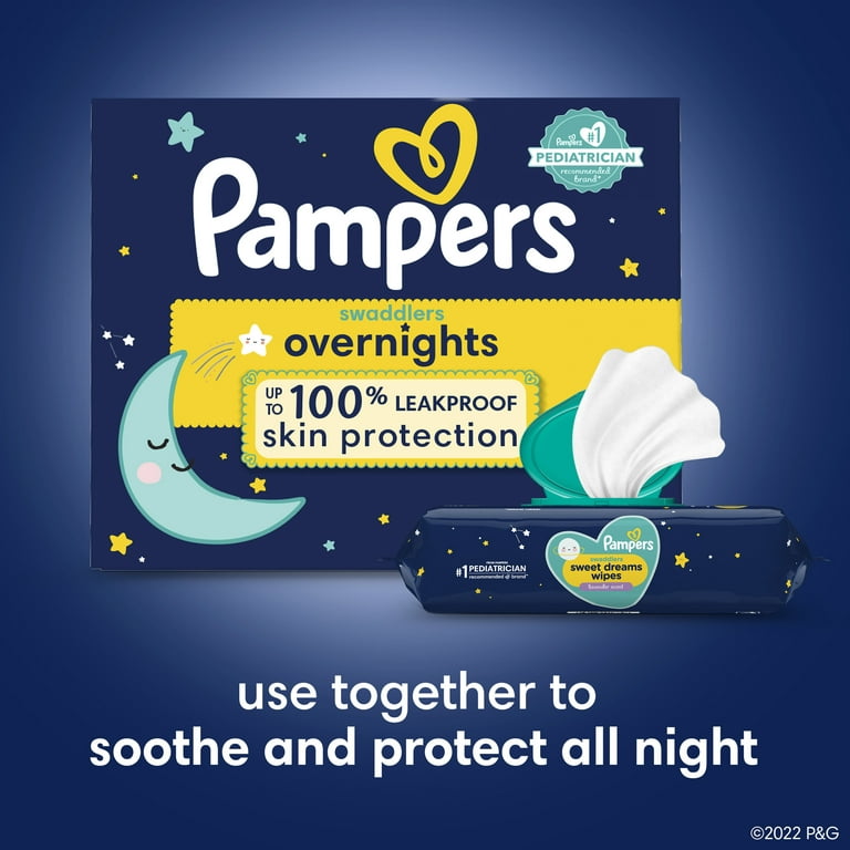 Pampers Swaddlers Overnight Diapers, Size 6, 42 Count
