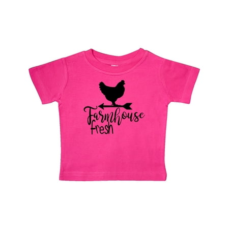 

Inktastic Farmhouse Fresh Chicken Gift Baby Boy or Baby Girl T-Shirt