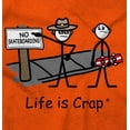 thumbnail image 2 of No Skateboarding Skater Rebel Novelty Men's Big & Tall Crewneck Graphic Tee Brisco Brands 3X, 2 of 5