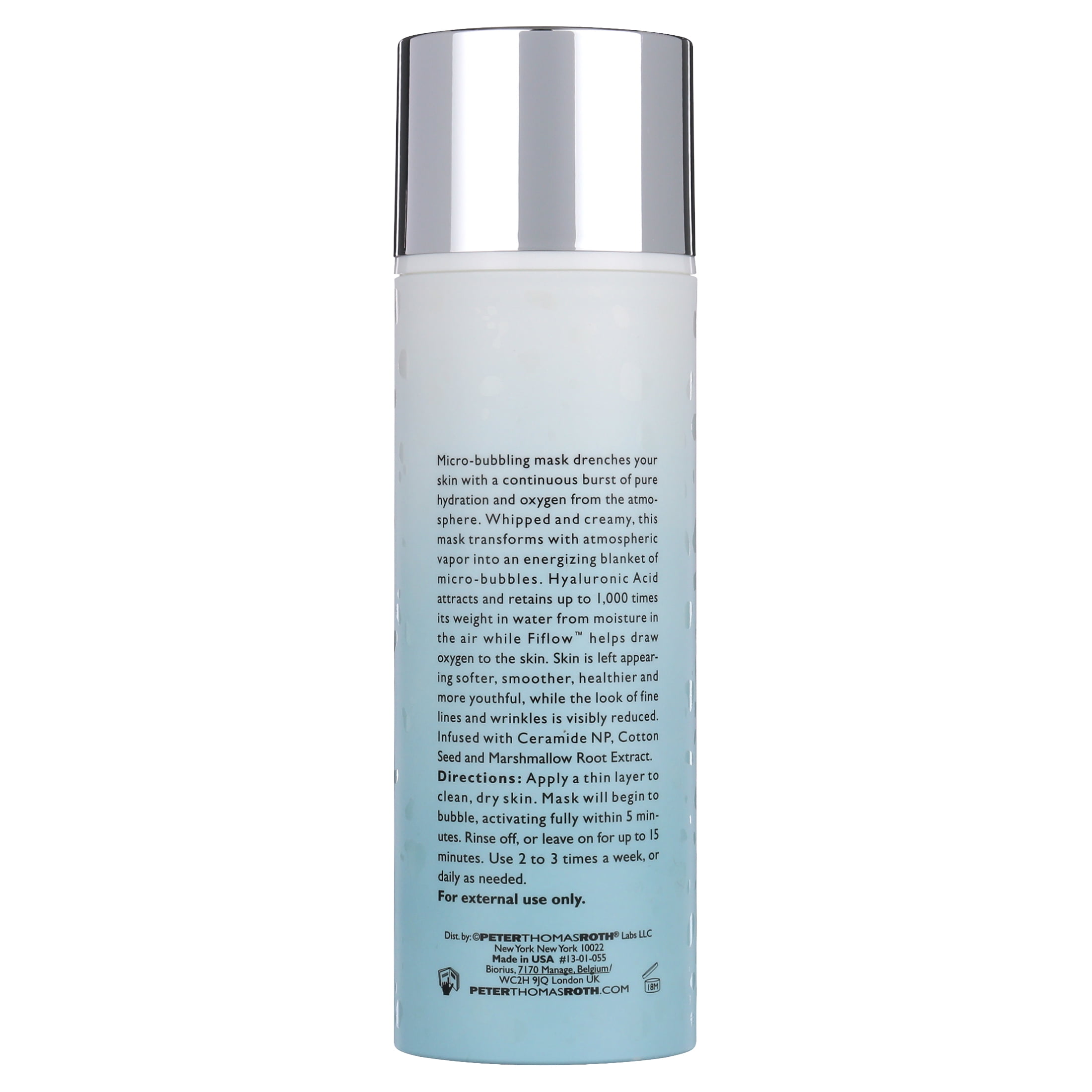 Peter Thomas Roth Water Drench Hyaluronic Micro-Bubbling Cream Facial Mask, 4 fl oz