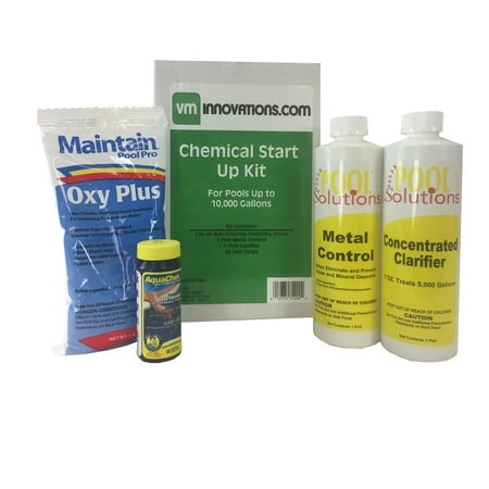 Pool Solutions Spring Start Up Chemical Opening Kit for Up To 10,000 Gallon
