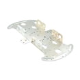 thumbnail image 2 of Chasis de coche robot inteligente, accesorios profesionales y ligeros para coche robot. con agujero para motor 4WD, 2 of 9
