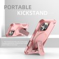 thumbnail image 6 of Dteck for iPhone 16 Pro Max Case with Kickstand & Phone Lanyard, Compatible with MagSafe Shockproof Bumper Cases Heavy-Duty Magnetic Protective Cover,Pink, 6 of 8
