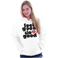 thumbnail image 3 of Feel Do Good Love Giving Kindness Hoodie Sweatshirt Women Brisco Brands X, 3 of 4
