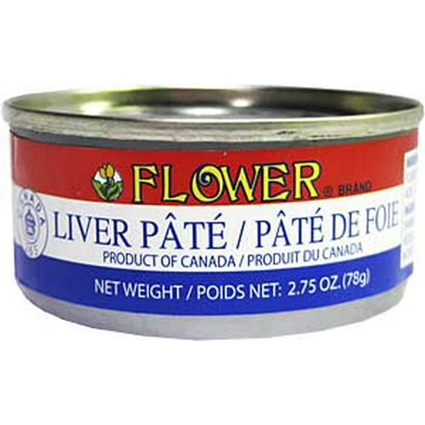 Flower Canned Liver Pate, 2.75 Oz, 24 Ct