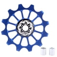 thumbnail image 2 of 2xBike Jockey Wheel Bicicleta Desviador Trasero Cerámica Guía Polea 12T Azul Sunnimix Rueda jockey de bicicleta, 2 of 8