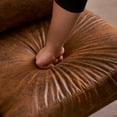 thumbnail image 6 of Triple Tree Mid-Century Bronzing Cloth Armchair, Brown, 6 of 9