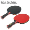 thumbnail image 3 of Single Professional Training/ Carbon Table Tennis Bat /Racket Carbon Fiber+Rubber Replacement Tool Parts For Ping Pong /Paddle Long Handle, 3 of 6