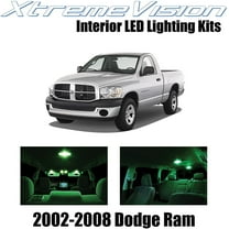 XtremeVision Interior LED for Dodge Ram 2002-2008 10 pcs Green Interior LED Kit   Installation Tool