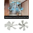 thumbnail image 4 of Yucurem RV Bathroom Vent Fan D Hole Replacement Fan Blade for Elixir Ventline Range Hood, 4 of 8