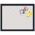 thumbnail image 2 of PinPix 18x14 Custom Cork Bulletin Board Peaks Modern Pattern Grey Poster Board Has a Fabric Style Canvas Finish, Framed in Peaks Modern Pattern Grey, by ArtToFrames (PinPix-1794), 2 of 6