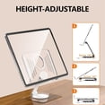 thumbnail image 6 of Tablet Holder, Adjustable Heights, Clear ABS Tablet Stand, Compatible for Notebook Portable Desk Stand Holder, 6 of 12