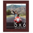 thumbnail image 2 of 5x6 Classic Modern Brown Picture Frame - UV Acrylic, Foam Board Backing, Hanging Hardware, 2 of 8