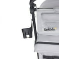 thumbnail image 4 of Larktale Caravan Coupe Quad Stroller Wagon w/ Reclining Seats, Gray/Black, 4 of 13