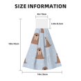 thumbnail image 3 of Sikiie Playful Walrus Wonders Hand Towel with Loop Hanging Towel Absorbent Tie Towels for Kitchen Tea Bar Bathroom Decor, 3 of 7