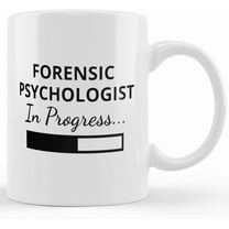 Forensic Psychologist In Progress, Forensic Psychology Student, Psychology Major Gifts, Future Psychologist Mug, Ceramic Novelty Coffee Mug, Tea Cup, Gift Present For Birthday, Christmas