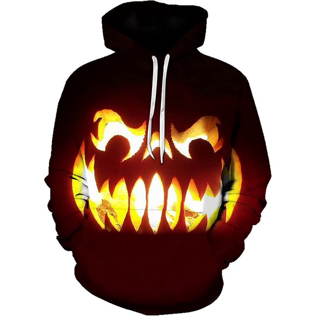 Sudaderas con capucha de bruja vieja para hombres y mujeres, sudaderas con capucha con estampado 3D de cabeza de calabaza malvada, jerséis de interés, Tops de Festival, abrigo, nuevo