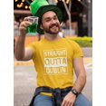 thumbnail image 2 of Irish Pride Straight Outta Dublin Men Gold T-Shirt, Male x-Large, 2 of 4