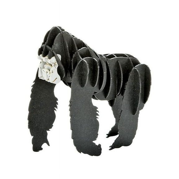 Japanese Art of Paper Craft Gorilla Premium 3D Paper Puzzle Educational Model Kit Challenge Gift Made in Japan