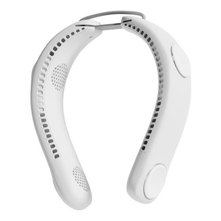 

Portable Mini Hanging Neck Fan Bladeless USB Rechargeable Mute Sports Fans for Outdoor Ventilador 4000Mah Battery White