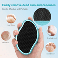 thumbnail image 3 of Glass Foot File Callus Remover, Foot Buffer Shower Pedicure Tool for Men, Women, Soft Feet Care, 3 of 6