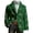 08-Green, variant on IWRICH Men's St. Patrick's Day Corduroy Blazer Long Sleeve Printed Suit Jackets Sports Coats Double Button Casual Jacket with Pocket 08-Green XL