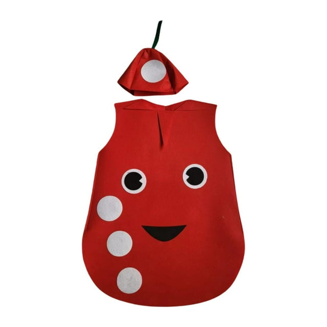 Disfraz de verduras para niños, disfraz portátil de dibujos animados para disfraces, juegos de rol ,