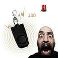 thumbnail image 4 of 130Db Loud Emergency Alarm With Push Button & Hidden Off Button, Built-In Backup Whistle & Easy-To-Carry Keychain Clip, Suitable For Boys Girls Seniors Students Lone Workers With, 4 of 8