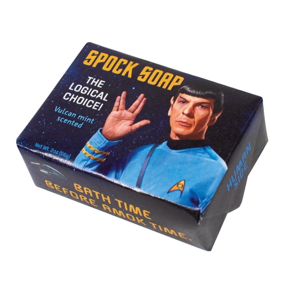 Jabón Spock de Star Trek del Gremio de Filósofos Desempleados - Hecho en los EE. UU. - Hecho en los EE. UU. Barra para invitados de tamaño de viaje de 2 oz (56 g)
