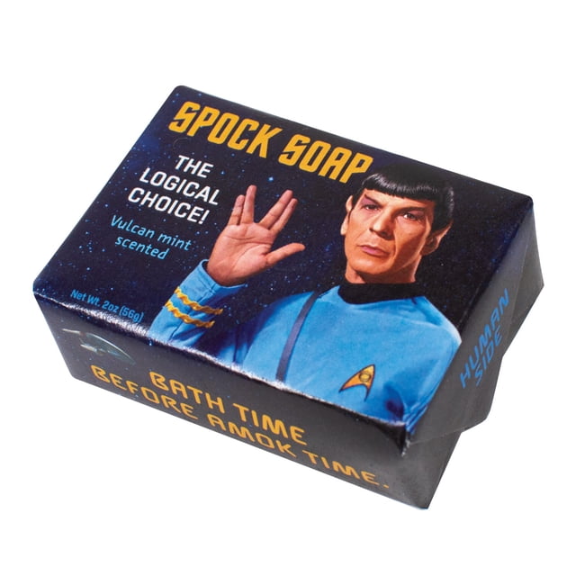 Jabón Spock de Star Trek del Gremio de Filósofos Desempleados - Hecho en los EE. UU. - Hecho en los EE. UU. Barra para invitados de tamaño de viaje de 2 oz (56 g)