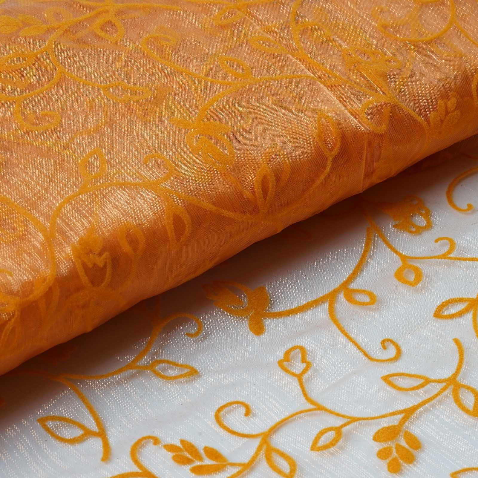 Orange SHINY POLYESTER FABRIC BOLT 54" x 10 yards DIY Favors Bows Crafts Sewing 