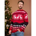 thumbnail image 5 of Ropa de Año Nuevo 2024, informal, holgada, para mujeres, hombres, parejas, suéteres a juego, jerséis familiares navideños, prendas de punto gruesas y cálidas, aspecto navideño, 5 of 5