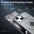 thumbnail image 3 of for iPhone 15 Plus/14 Plus Case, Frosted PC with MagSafe Built-in 360 Rotatable Invisible Kickstand Sliding Window Camera Cover Military Grade Protection Case for iPhone 15 Plus/14 Plus, Gray, 3 of 6