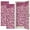 Color 4, variant on Leopard Print 2 Pcs School Locker Magnetic Wallpaper 12" x 36" Pink Leopard Print Floral Accents Reusable Removable Locker Accessories Back to School Supplies