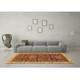 thumbnail image 3 of Ahgly Company Indoor Rectangle Abstract Brown Modern Area Rugs, 8' x 12', 3 of 4