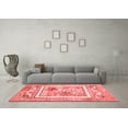 thumbnail image 3 of Ahgly Company Indoor Rectangle Abstract Red Modern Area Rugs, 5' x 8', 3 of 4