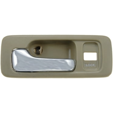 Dorman 77720 Front Driver Side Interior Door Handle for Specific Honda Models, Chrome Lever; Black Housing