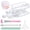Clear, variant on Portable Dip Powder Nail Kit with Recycling Tray – Dual-Layer ABS Tray for Powder Collection – Cuticle Pusher, Nail File & Dust Brush for Home Manicures – Dip Powder Kit with Funnel