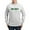 Ash Gray, variant on - Big Sky Long Sleeve T Shirt - Unisex Cotton Long Sleeve T-Shirt