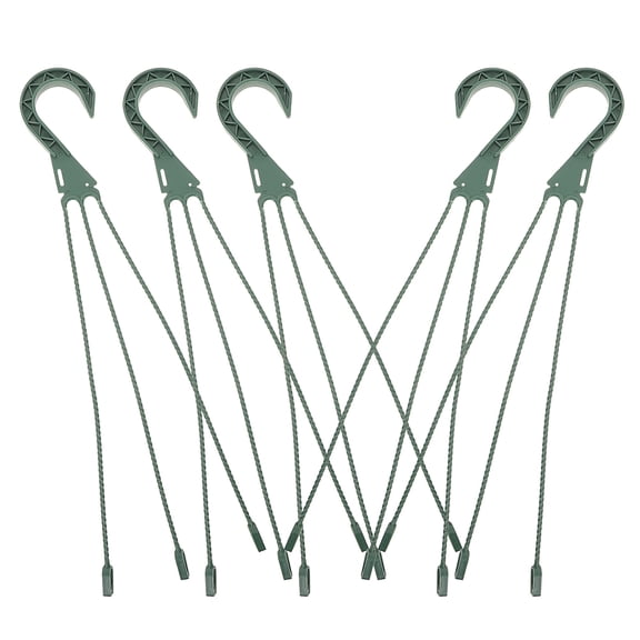 WORGEOUS 5pcs Hanging Planters Wire Flower Pot Hanger Replacement Hanging Basket Chain With Hooks Plant Hangers Basket Hanger Set