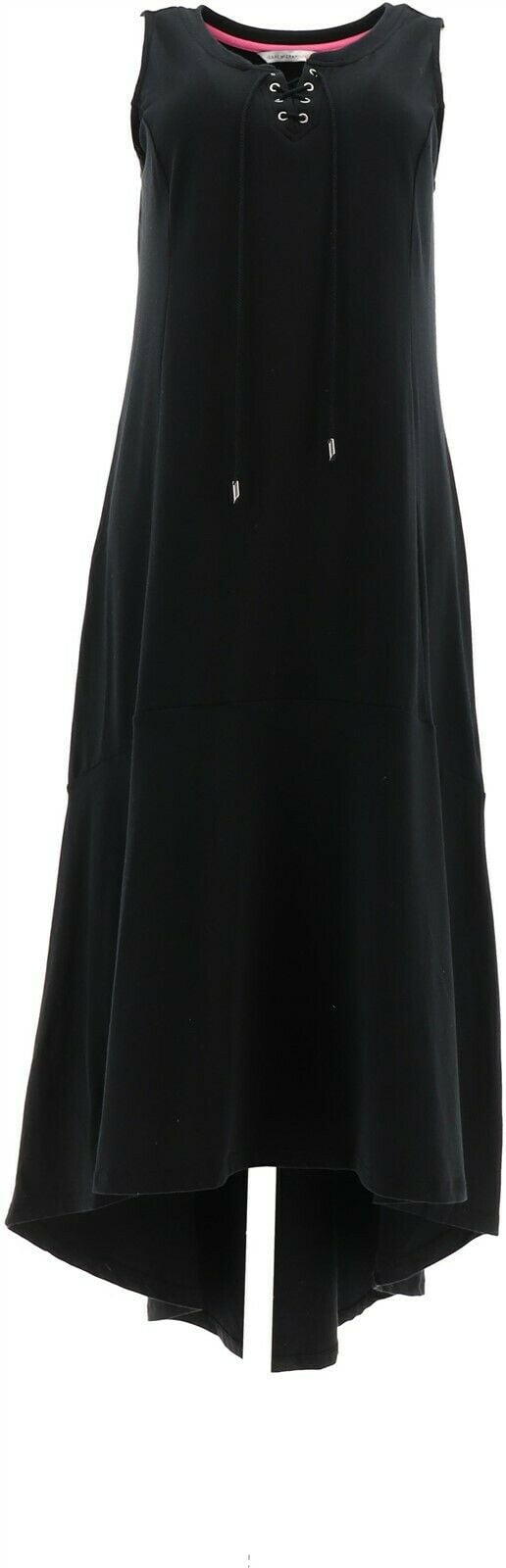 isaac mizrahi black dress