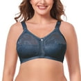 thumbnail image 2 of Women Minimizer Bra Comfort Wirefree Full Coverage Large Bust Non-Padded 52C, 2 of 8