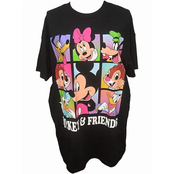 Disney Mickey and Friends Junior Ladies Band Tee, XS-XL